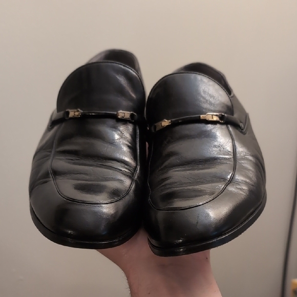 Bally Black Leather Loafers with Horsebit Details - Picture 2 of 7